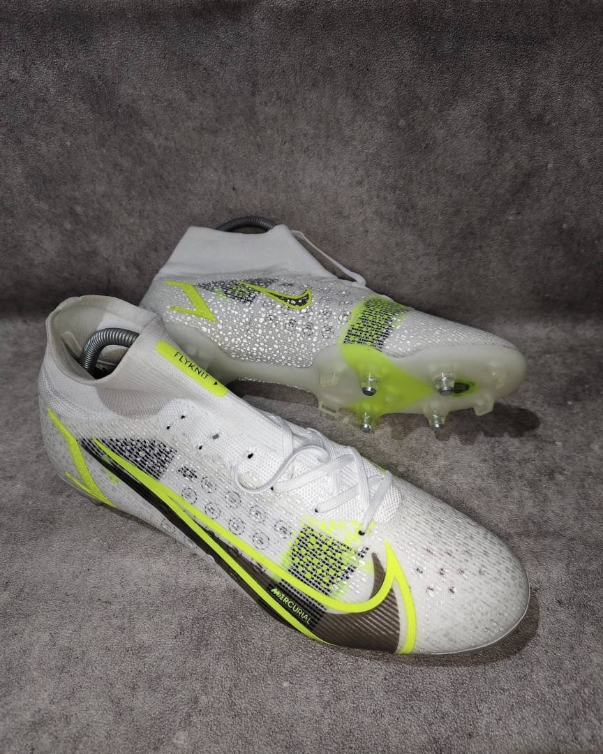 Nike  Mercurial Superfly 8 Elite (Colorway: White / Volt / Black)