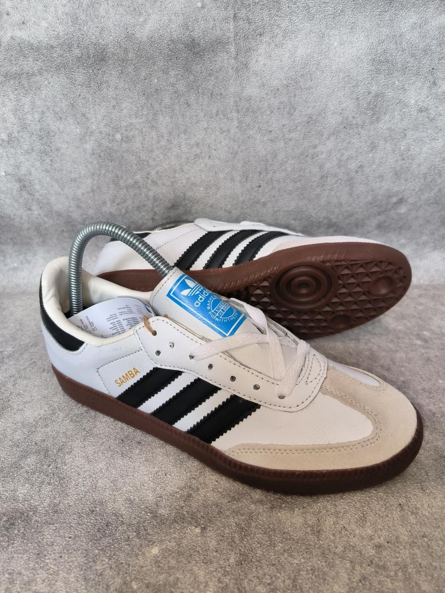 Adidas Samba Vegan Cloud White Core Black Gum (FW2427)