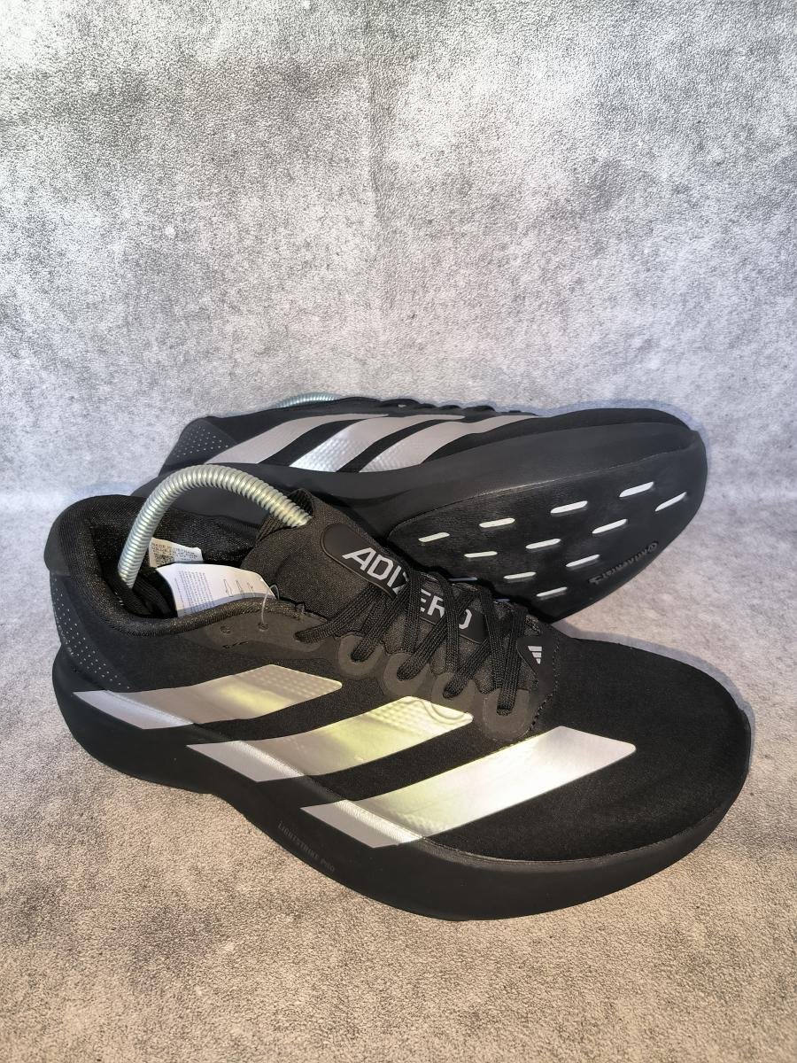 Adidas Adizero Evo SL (Hitam List Perak)