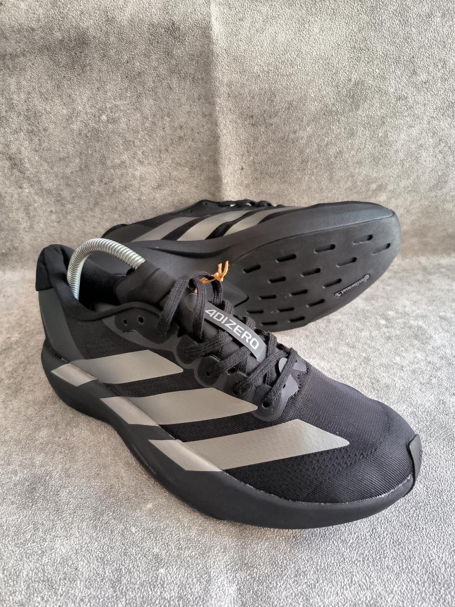 Adidas Adizero Evo SL (Hitam List Perak)